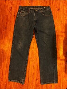 RED KAP WORK Men's Straight Leg Jeans in Dark Indigo Tall SIZE 35X37
